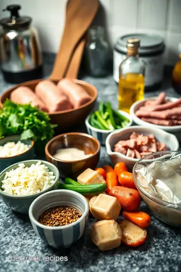 Rinderrouladen mit Senf und Gurke ingredients