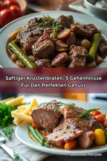 Saftiger Krustenbraten: 5 Geheimnisse für den perfekten Genuss