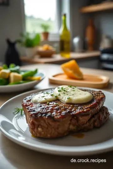 Saftiges Rumpsteak mit Kräuterbutter steps