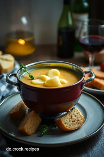 Schmackhaftes Beilagen Fondue mit aromatischer Brühe presentation