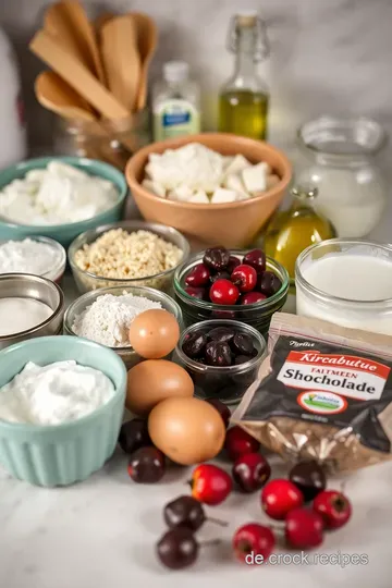 Schokoladige Kirsch-Muffins: Süße Versuchung aus dem Ofen ingredients