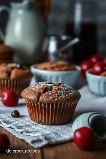 Schokoladige Kirsch-Muffins: Süße Versuchung aus dem Ofen presentation