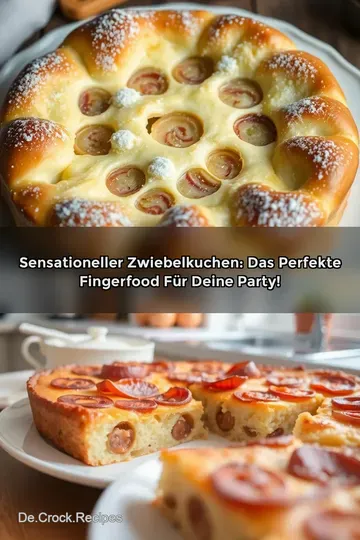 Sensationeller Zwiebelkuchen: Das perfekte Fingerfood für deine Party!