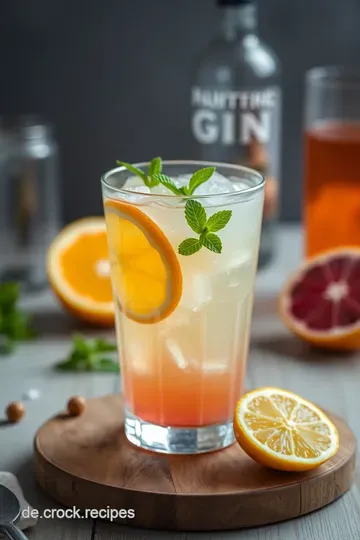 Sommerlicher Citrus-Cocktail aus dem Cocktail-Shaker presentation