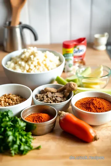 Süßes und Herzhaftes: Rote Linsen Dal mit Gewürzen ingredients