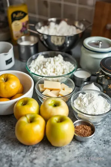 Traditioneller Apfelstrudel – Ein Klassiker der österreichischen Küche ingredients