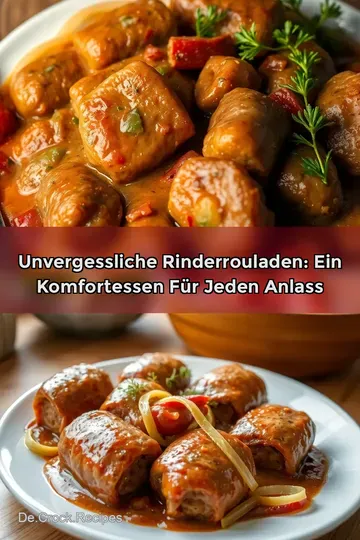 Unvergessliche Rinderrouladen: Ein Komfortessen für jeden Anlass