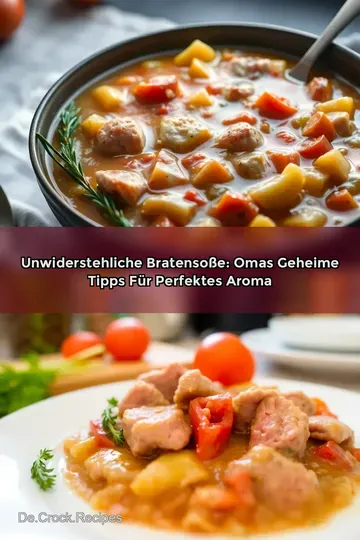 Unwiderstehliche Bratensoße: Omas geheime Tipps für perfektes Aroma