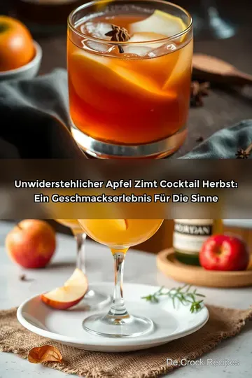 Unwiderstehlicher Apfel Zimt Cocktail Herbst: Ein Geschmackserlebnis für die Sinne