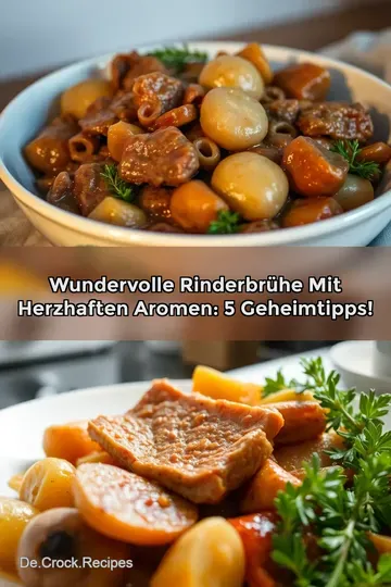Wundervolle Rinderbrühe mit herzhaften Aromen: 5 Geheimtipps!