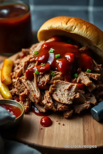 Zartes Pulled Pork mit hausgemachter BBQ-Sauce presentation