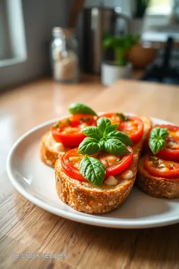 Zauberhafte Bruschetta mit Tomaten und Basilikum steps