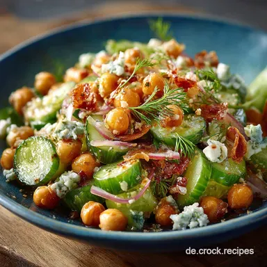 Der gesunde 5MinutenSalat KichererbsenFetaBlitz für den Feierabend Rezeptkarte