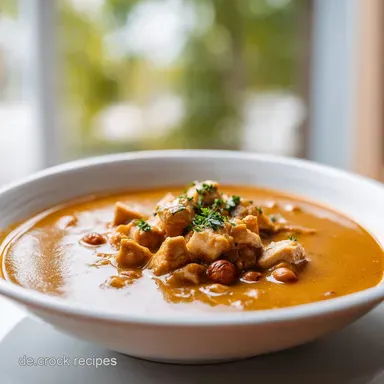 Afrikanischer Erdnusseintopf in 45 Min Rezeptkarte