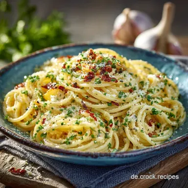 Spaghetti Aglio e Olio Rezept Die perfekte Emulsion in 25 Minuten Rezeptkarte