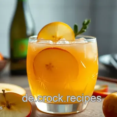 Apfel-Zimt-Spritz: Herbstlicher Aperitif - Goldener Genuss!