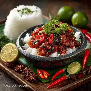 Sambal Oelek selber machen Authentisches indonesisches Rezept Rezeptkarte