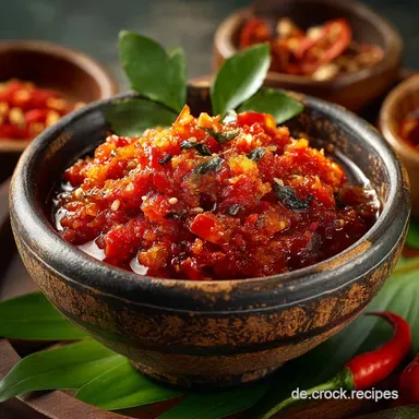 Sambal Oelek selber machen Authentisches indonesisches Rezept