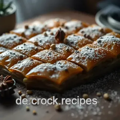 Baklava – Die besten türkischen Süßigkeiten einfach selber machen Rezeptkarte