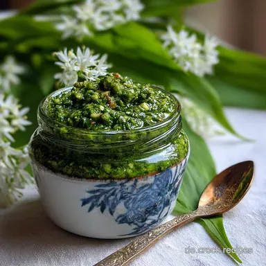 B&auml;rlauch Pesto: Hausgemacht in 10 Minuten Rezeptkarte