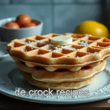 Belgische Waffeln wie vom B&auml;cker: Mein Geheimrezept!