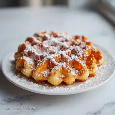 Belgische Waffeln Original mit Hagelzucker in 35 Minuten Rezeptkarte