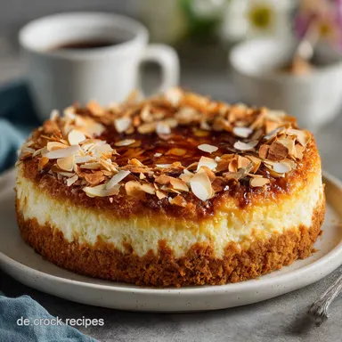 Bienenstich Klassiker mit Mandelkruste Original Rezept: Baked Golden & Creamy Rezeptkarte