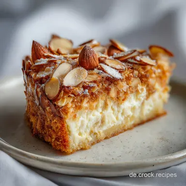 Bienenstich Klassiker mit Mandelkruste Original Rezept: Baked Golden & Creamy