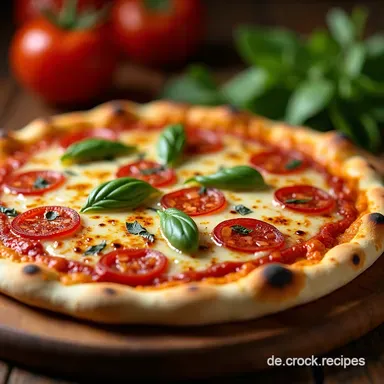 BlitzPizza Schnelles Abendessen Rezept PfannkuchenPizza Rezeptkarte