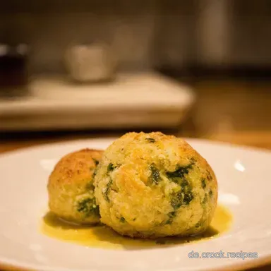BlitzSpinatkn&ouml;del Schnell einfach wie bei Oma Rezeptkarte