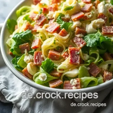 Blumenkohl Salat Rezept: Omas knackiger Käse-Speck-Salat! Rezeptkarte