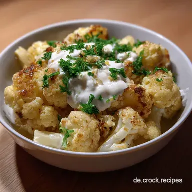 Blumenkohl mit saurer Sahne: Der Cremige DDR-Klassiker Rezeptkarte