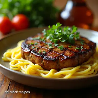 Blumenkohl Rezept Herzhafte Steaks mit Kr&auml;uterKnoblauch Kruste Rezeptkarte