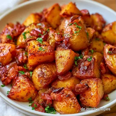 Bratkartoffeln Gekocht Mit Speck Rezeptkarte