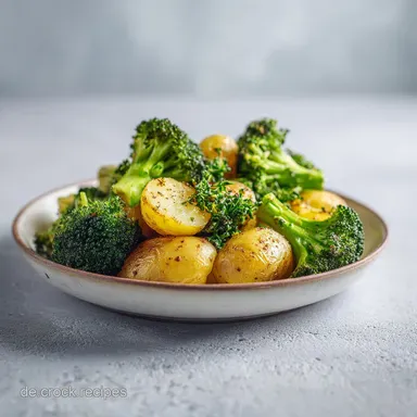 Brokkoli Kartoffel Pfanne in 35 Minuten - Knusprig und Cremig Rezeptkarte