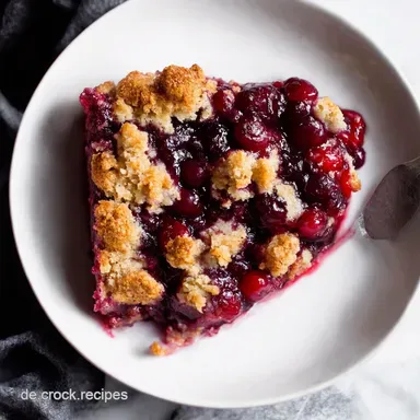 Einfacher Brombeer Crumble Rezept wie von Oma Hildegard