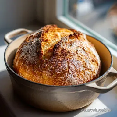 Brot im Topf: Gusseisen Rezept f&uuml;r 6 Portionen Rezeptkarte