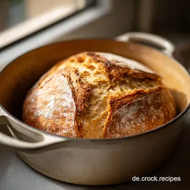 Brot im Topf: Gusseisen Rezept f&uuml;r 6 Portionen
