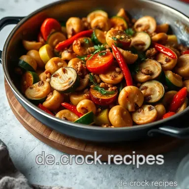 Bunte Gemüsepfanne – Ein leichtes Genusswunder für die ganze Familie Rezeptkarte