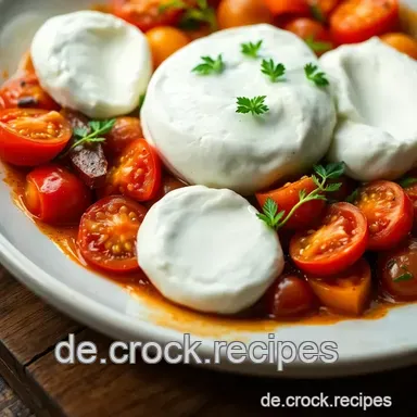 Sommerfrische Burrata: Mein Tomaten-Pfirsich-Traum! Rezeptkarte
