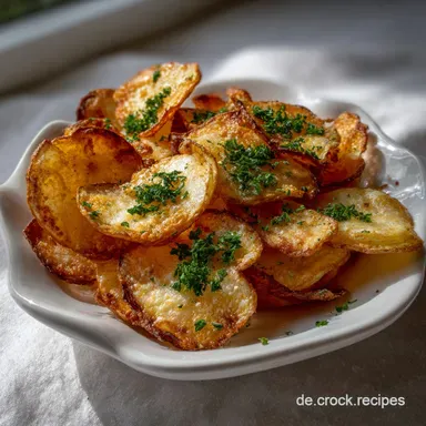 Kartoffelchips Selber Machen I Fingerfood Rezept: Ultra Knusprig Rezeptkarte