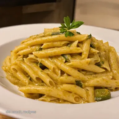 Cremige Auberginen Pasta Mein liebstes Sommerrezept Rezeptkarte