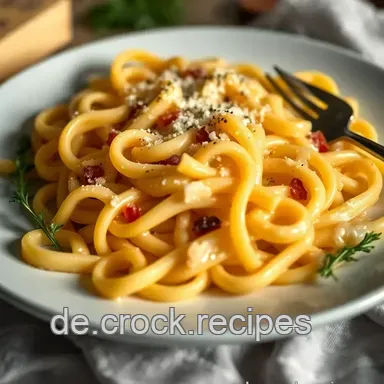 Cremige Käse Sauce Nudeln – Ein Genuss für die ganze Familie Rezeptkarte