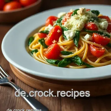 Blitz Rezept: Linsenpasta mit Spinat & Ricotta – Einfach lecker! Rezeptkarte