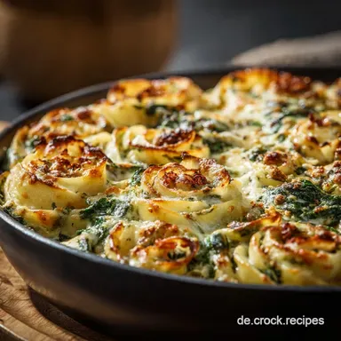 OfenSpirelli mit Blattspinat Cremiger Nudelauflauf in nur 45 Minuten Rezeptkarte