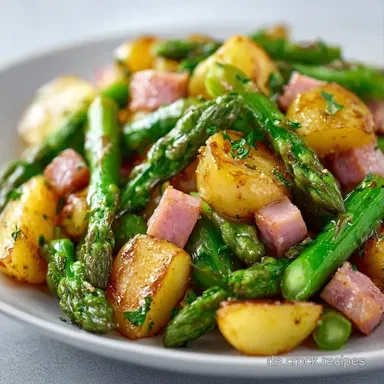 Spargelpfanne Mit Kartoffeln in 30 Min Rezeptkarte