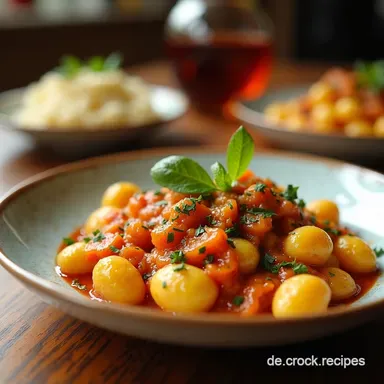 Vegane Hauptgerichte Cremige Gnocchi mit SalbeiKick Rezeptkarte