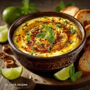 BlitzDatteldip mit Curry und Limette Cremig schnell perfekt f&uuml;r die Party Rezeptkarte