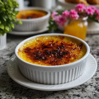 Crme Brle aus 6 Zutaten selber: Perfekter Klassiker Rezeptkarte