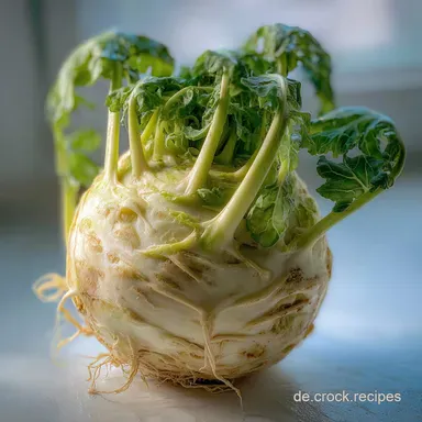DDR Rezept Kohlrabi als herzhafte Gemsebeilage in 35 Minuten Rezeptkarte